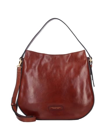 The Bridge Florentin Handtasche Leder 35 cm in brown-gold