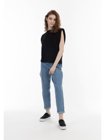 myMo Damen Sweatshirt in Schwarz