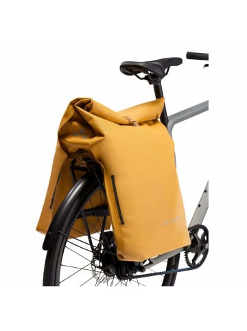 Vaude Proof Double UL - Gepäckträgertasche 70 cm (black) in burnt yellow