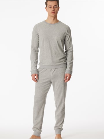 Schiesser Pyjama Warming Nightwear in Grau