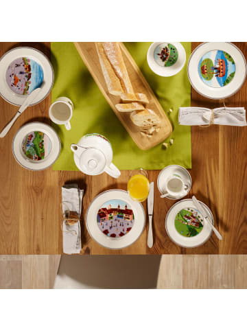 Villeroy & Boch 6er Set Brotteller Kollektion Design Naif ø 17 cm in bunt