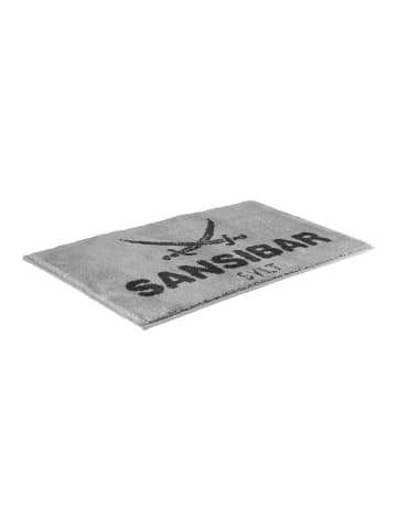 Sansibar Badteppich Classic in Silber/Anthrazit