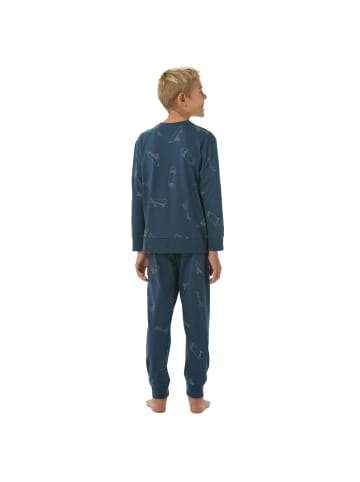 Schiesser Pyjama in Blau