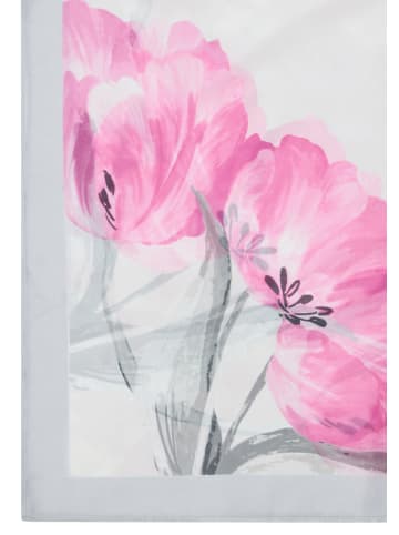 Laura Scott Modetuch in pink-weiß