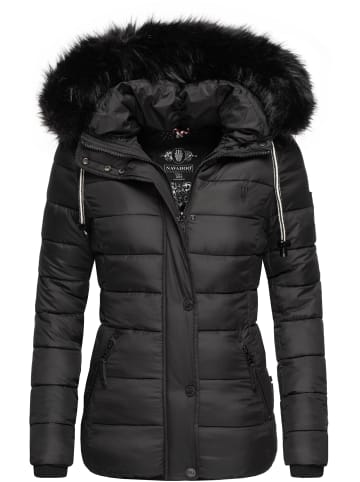 Navahoo Winterjacke Zuckerbiene in Schwarz