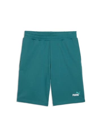 Puma Sportshorts "Ess 2 Color NO. 1 Logo Shorts 10" TR" in Grün