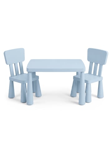 relaxdays 3-teilige Kindersitzgruppe in Blau
