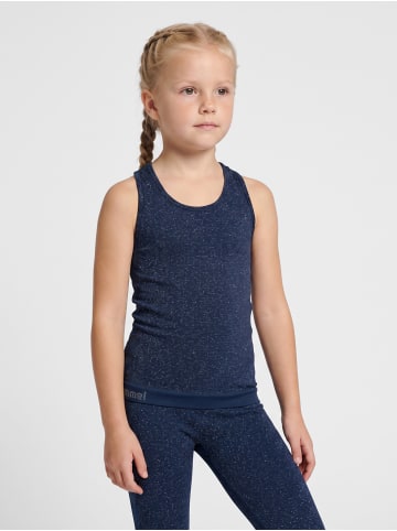 Hummel Top Ringerrücken Hmljr Seamless Mädchen in DRESS BLUES