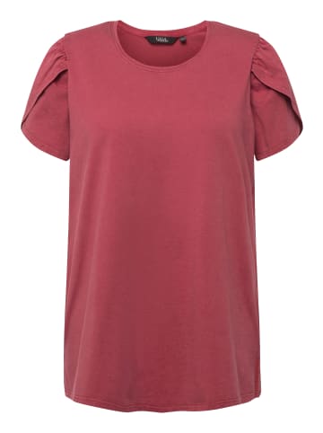 Ulla Popken Shirt in dunkel rosa