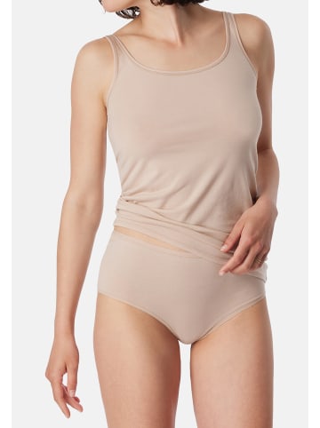 Schiesser Midi Slip 95/5 Organic cotton in Beige / Weiß