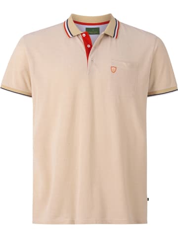 Charles Colby Poloshirt EARL IVOR in beige melange