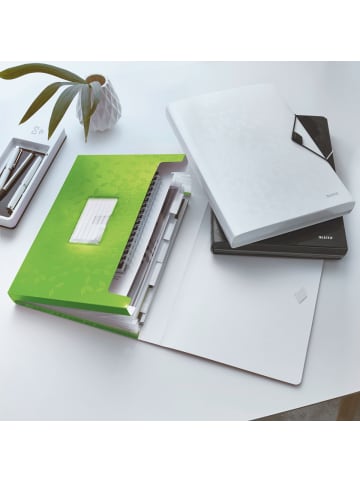 Leitz Fächermappe Wow A4 6 Fächer PP grün