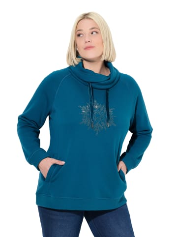 Ulla Popken Sweatshirt in petrol