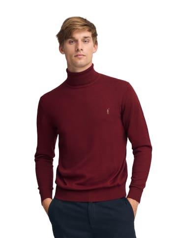 Polo Club Pullover in Granat
