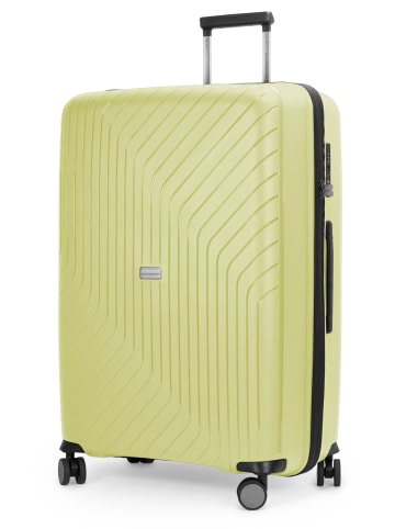 Hauptstadtkoffer TXL - Großer Check-In Koffer Trolley Aufgabegepäck TSA 119L in Lime