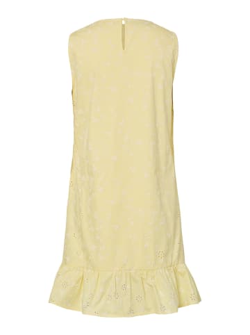 Pieces Midikleid in French Vanilla