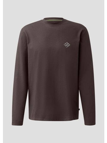 QS T-Shirt in 8941_dunkelbraun