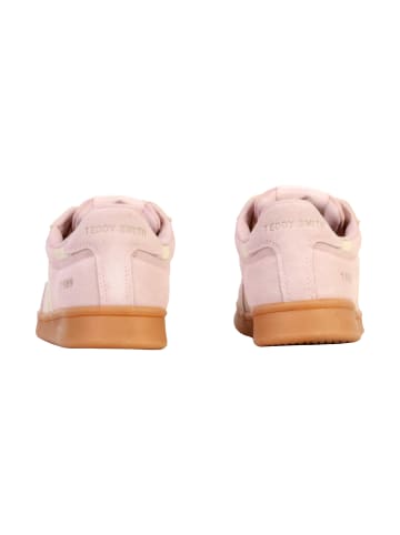 Teddy Smith Leder-Sneaker Beige