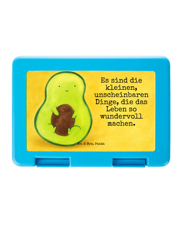 Mr. & Mrs. Panda Aufbewahrungsbox Avocado Kern Design mit Spruch in Weiß