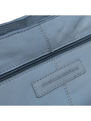 The Chesterfield Brand Astero Schultertasche Leder 32 cm skyblue