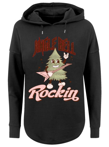F4NT4STIC Oversized Hoodie Jingle Bell Rocking Weihnachten Tree in schwarz