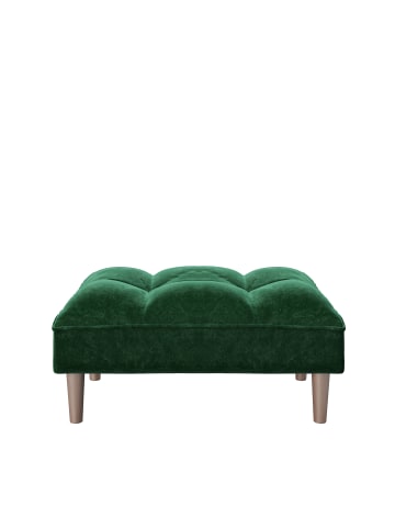 Playboy Ottoman "SCARLETT" in Petrol -  (B)88 x (H)43.5 x (T)57cm
