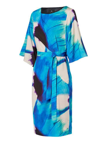 Mart Visser Kleid mit Mailänder Print, blau/mehrfarbig