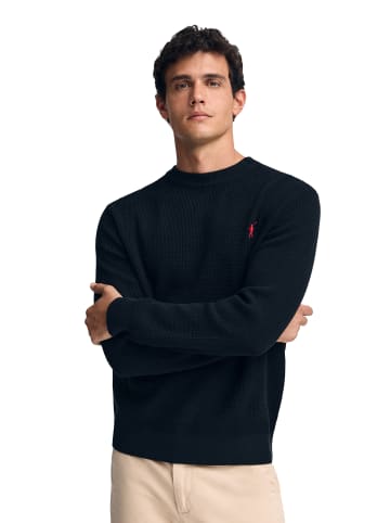 Polo Club Pullover in Navy Blau