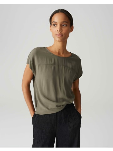 OPUS Rundhals T-Shirt für Damen in Oliv