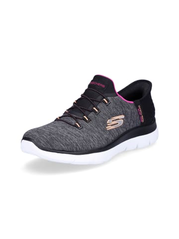 Skechers Slip-in-Sneaker Dazzling Haze in Schwarz Grau