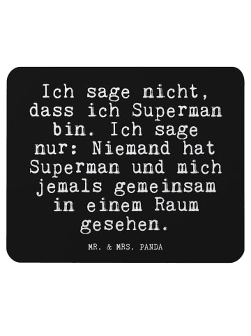 Mr. & Mrs. Panda Mauspad Ich sage nicht, dass... mit Spruch in Schwarz