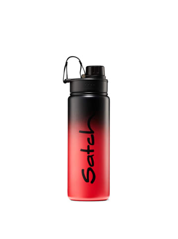 Satch Edelstahl Trinkflasche Black Graffiti in schwarz