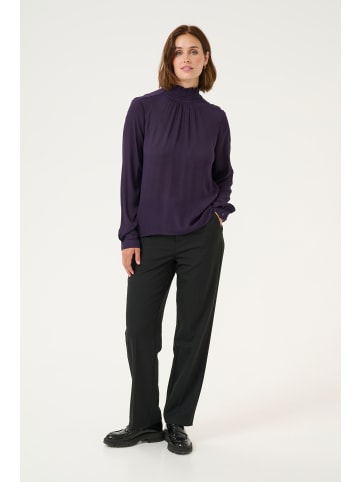 Kaffe Langarm-Bluse Trine in Dawn Purple