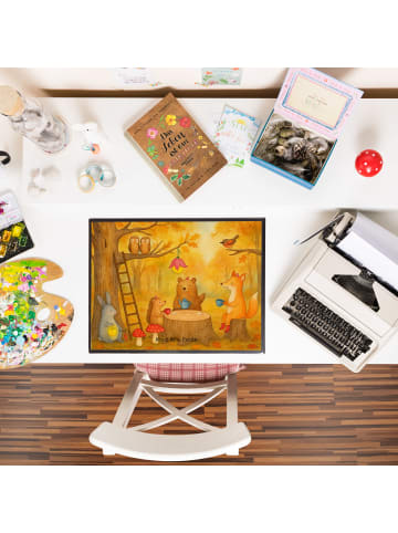 Mr. & Mrs. Panda schreibauflage Waldtiere Picknick Design ohne S... in Weiß