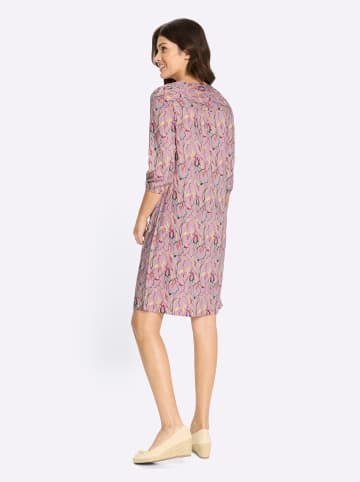 Sieh an! Kleid in rosé-pink-bedruckt