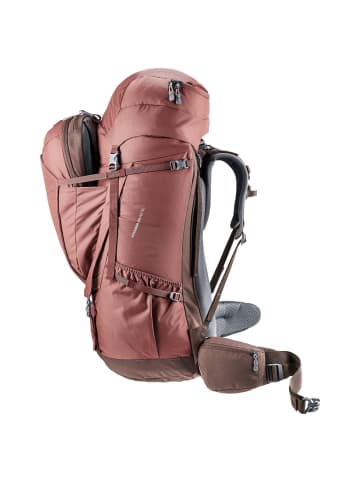 Deuter Voyager 60+10 SL - Women's Reiserucksack 13" 80 cm (black) in caspia-raisin