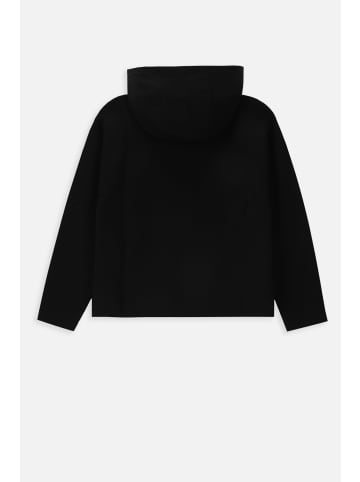 Coccodrillo Sweatshirt mit Reißverschluss in schwarz
