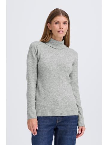 Oxmo Rollkragenpullover OXSigne in Grau