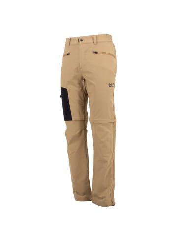 Jack Wolfskin Hose Activate Zip Away Pants in Braun