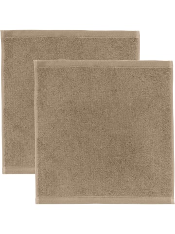 Erwin Müller Frottier Seiftuch 2er-Pack Heidenheim in hellbraun