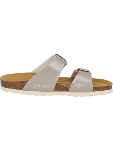 Palado Pantoletten Samos Metallic in Metallic Beige