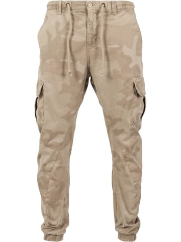 Urban Classics Cargo-Hosen in sand camo