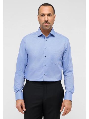 Eterna Langarmhemd in Blau
