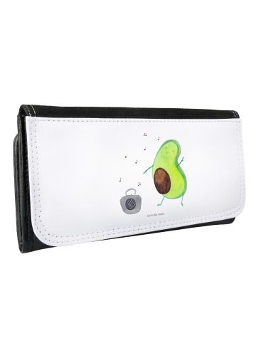 Mr. & Mrs. Panda Portemonnaie für Damen Avocado Tanzen ohne Spruch in Weiß