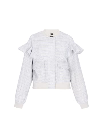 faina Women Jacket in light blue gold