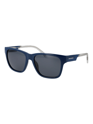 Skechers Unisex Sonnenbrillen Quadratisch Blau