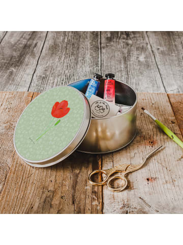 Mr. & Mrs. Panda Vorratsdose Blume Mohnblume ohne Spruch in Blattgrün