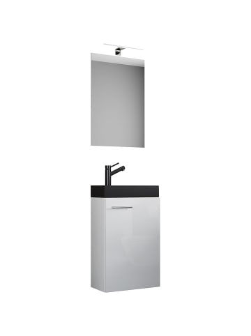 ebuy24 Badmöbelset SlitoBL weiß weiß 41 x 22 cm