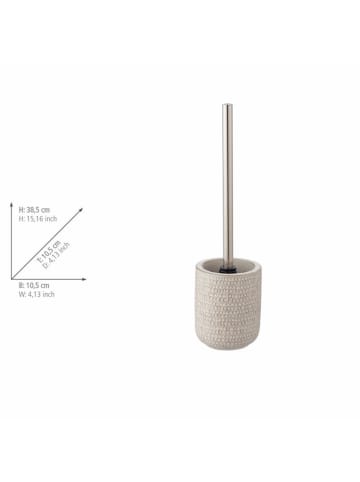 Wenko WC-Garnitur Mod. Pergole Creme, WC-Garnitur Pergole Creme in Beige - Creme, Glänzend