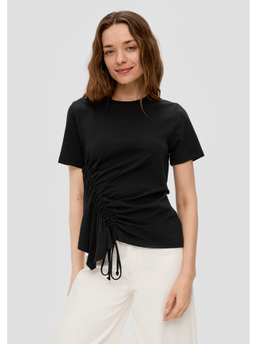 s.Oliver T-Shirt kurzarm in Schwarz